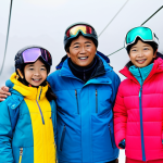 **

"A Malaysian family enjoying a ski trip in Genting Highlands, fully clothed in colorful winter attire, with the cable cars visible in the background, safe for work, appropriate content, professional, modest, family-friendly, perfect anatomy, correct proportions, natural pose, well-formed hands, proper finger count, natural body proportions."

**